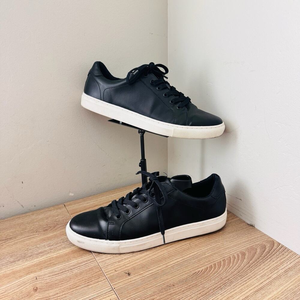 Banana Republic Black Leather Lace Up Sneakers Men’s Size 10